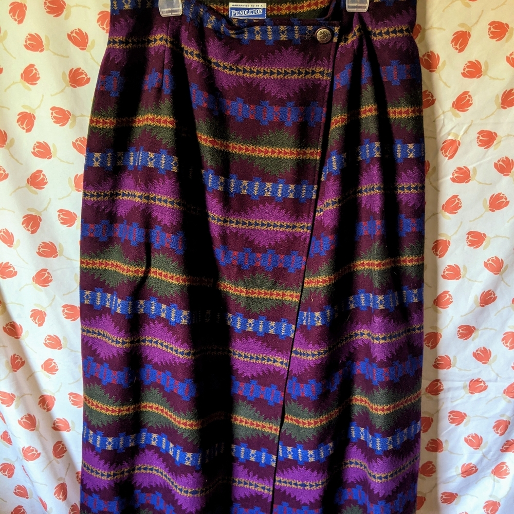 Pendleton wool skirt
